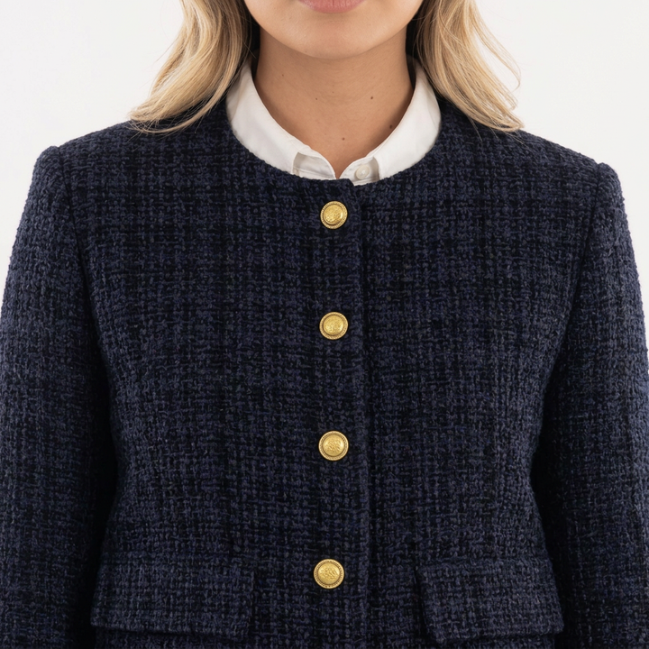 Blazer Casual Puños Botones