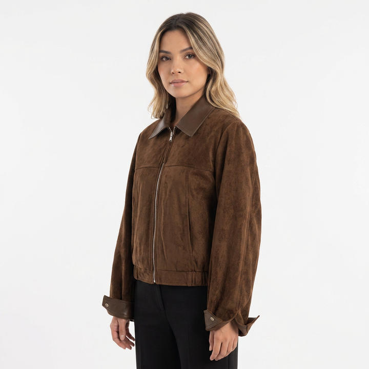 Chaqueta Corta Retro Mujer