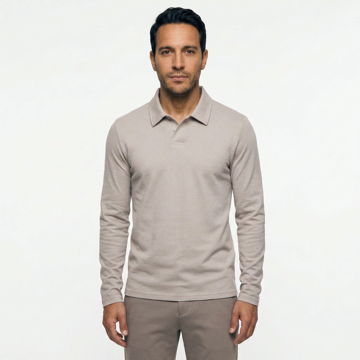 Polo Manga Larga Hombre