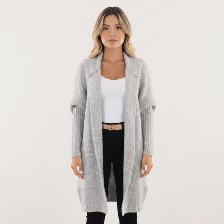 Cárdigan Boxy Oversize Capucha