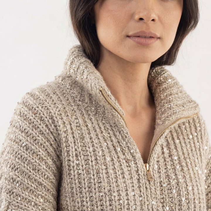 Chaqueta Punto Lentejuelas