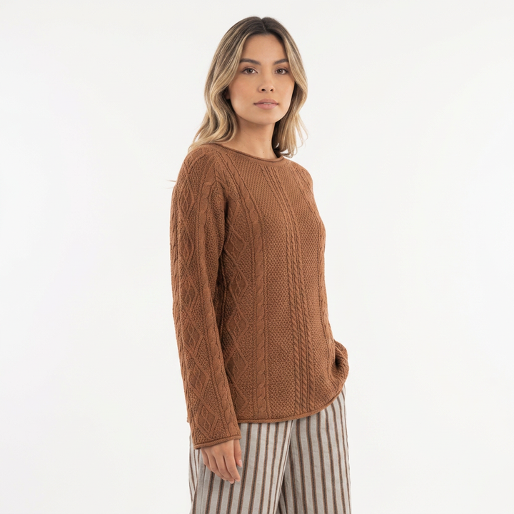 Jersey Punto Trenzado Casual