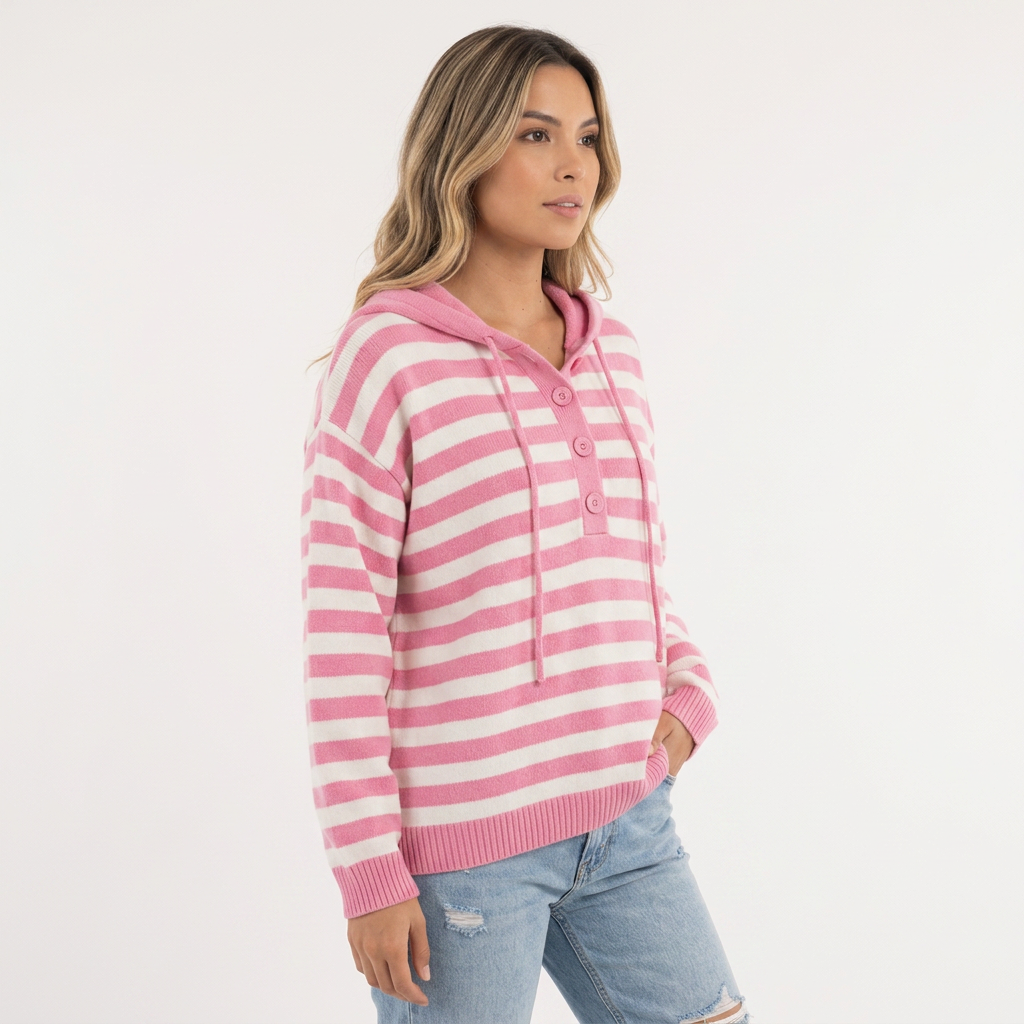 Jersey Capucha Rayas