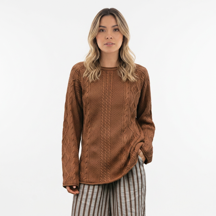 Jersey Punto Trenzado Casual