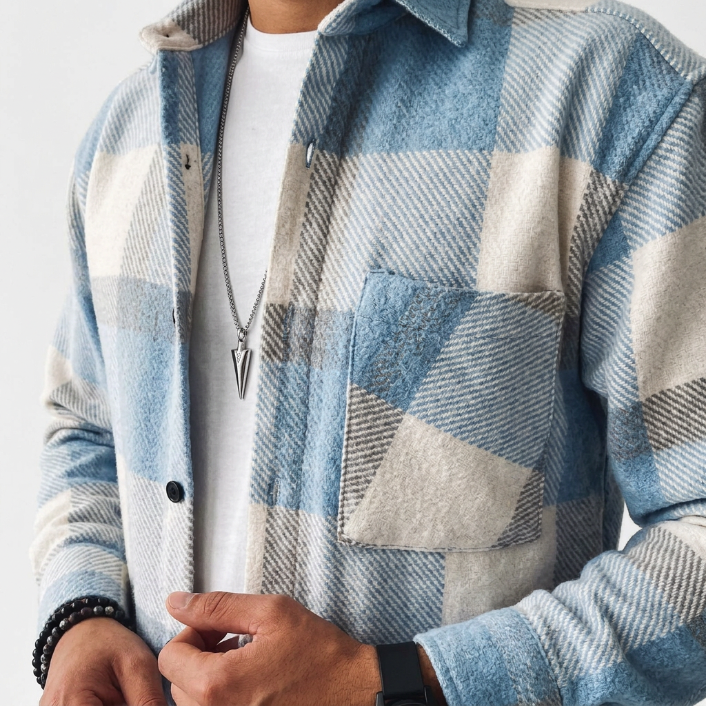 Overshirt Cálido Hombre