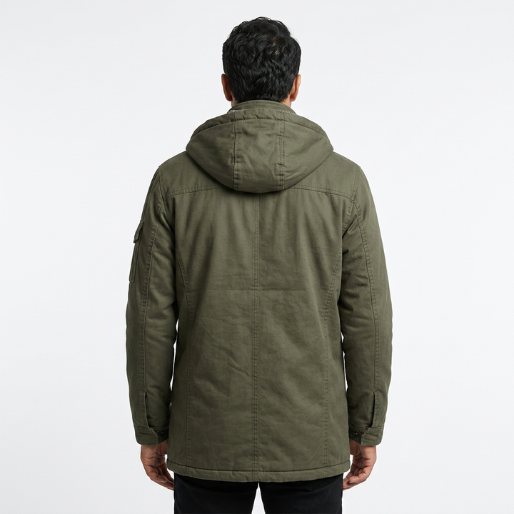 Chaqueta Capucha Forro Polar