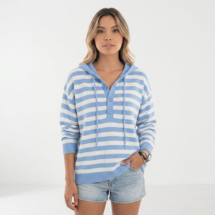 Jersey Capucha Rayas