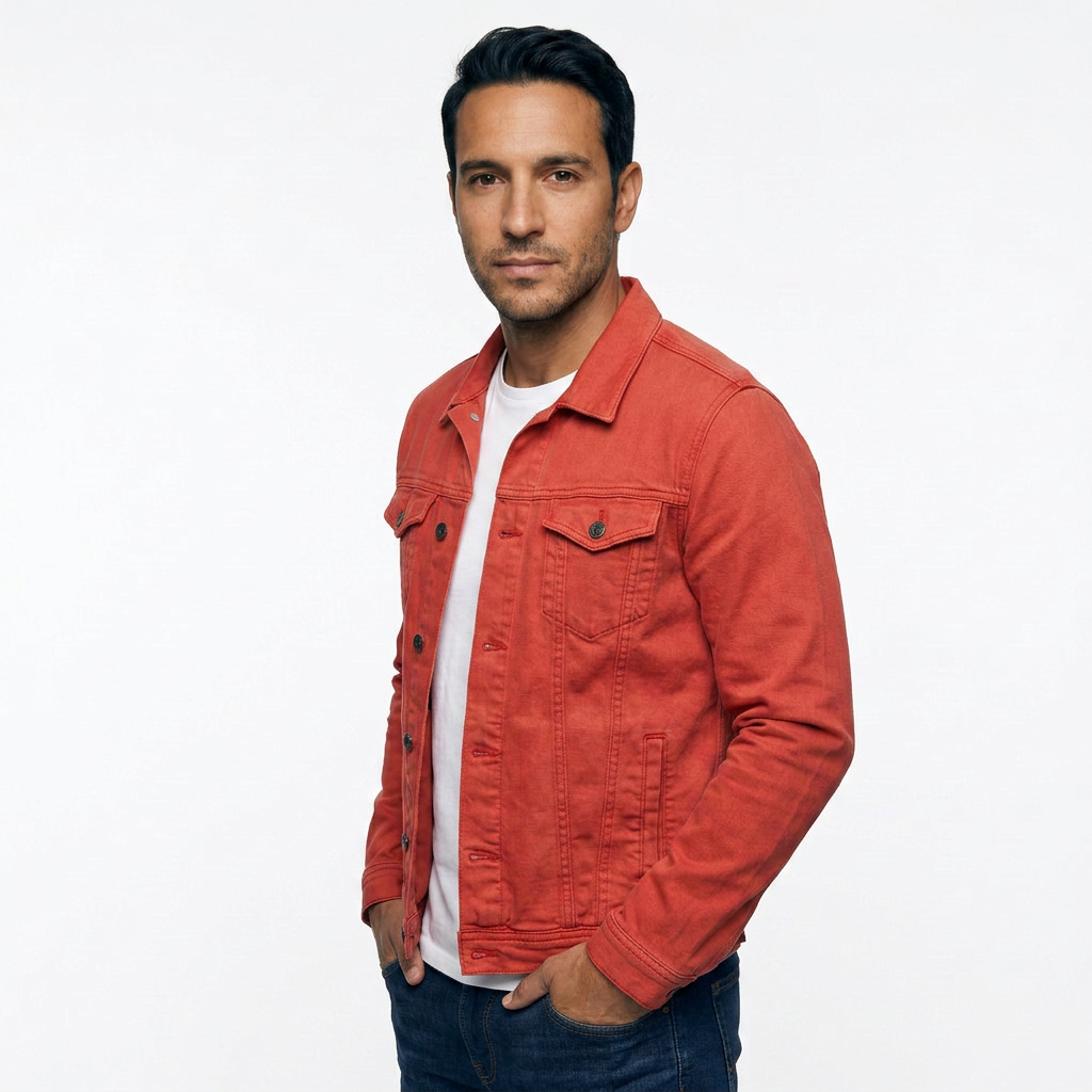 Chaqueta Vaquera Casual Hombre