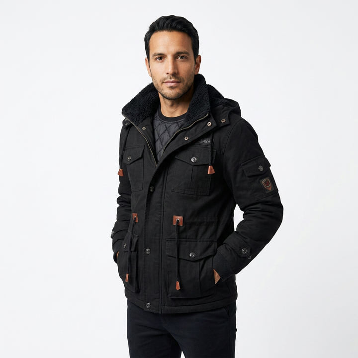 Chaqueta Forro Múltiples Bolsillos