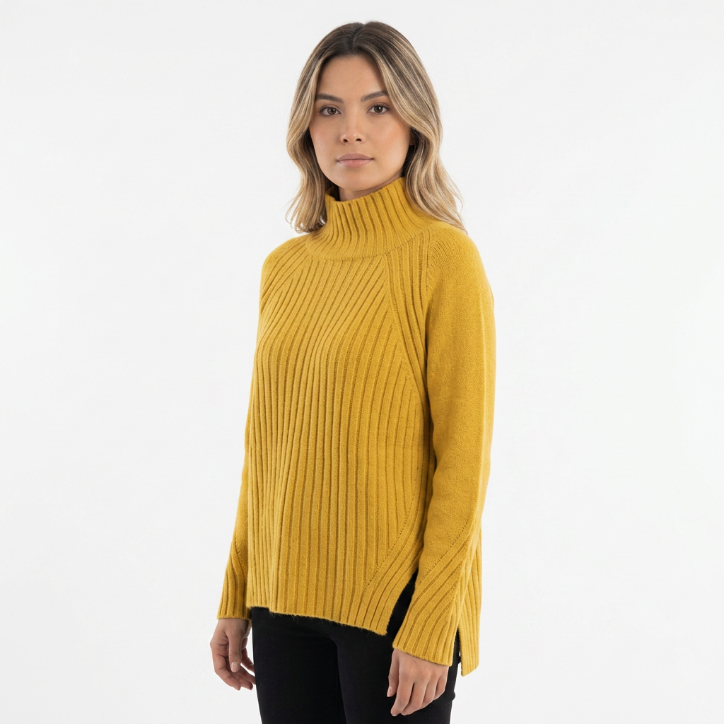 Jersey Cuello Alto Lana Merina