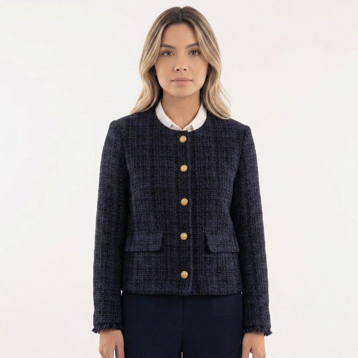Blazer Casual Puños Botones