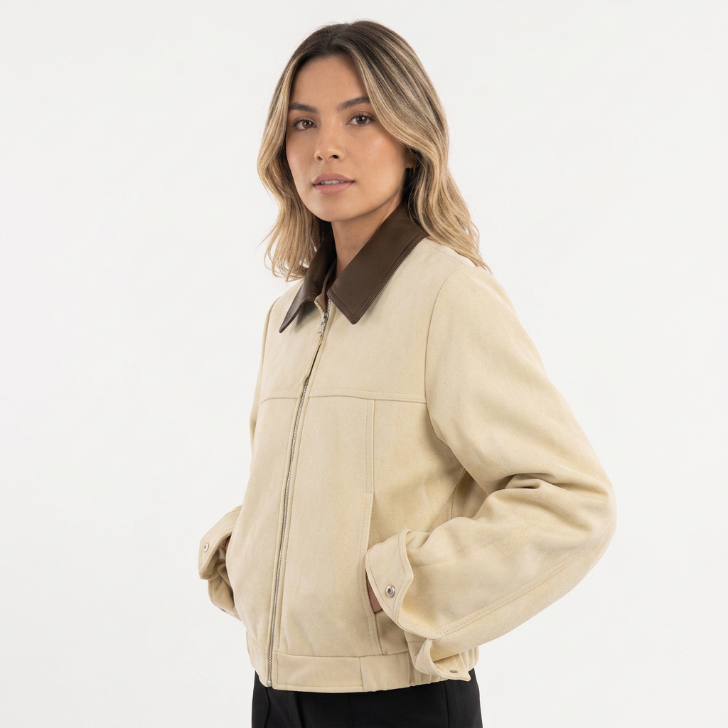 Chaqueta Corta Retro Mujer
