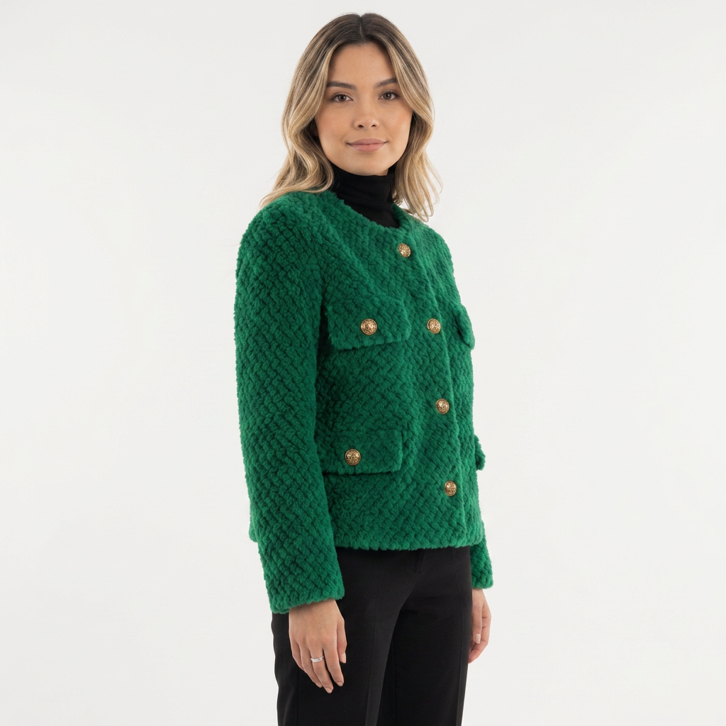 Chaqueta Shearling Borrego Sintético