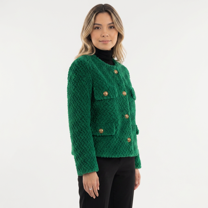 Chaqueta Shearling Borrego Sintético
