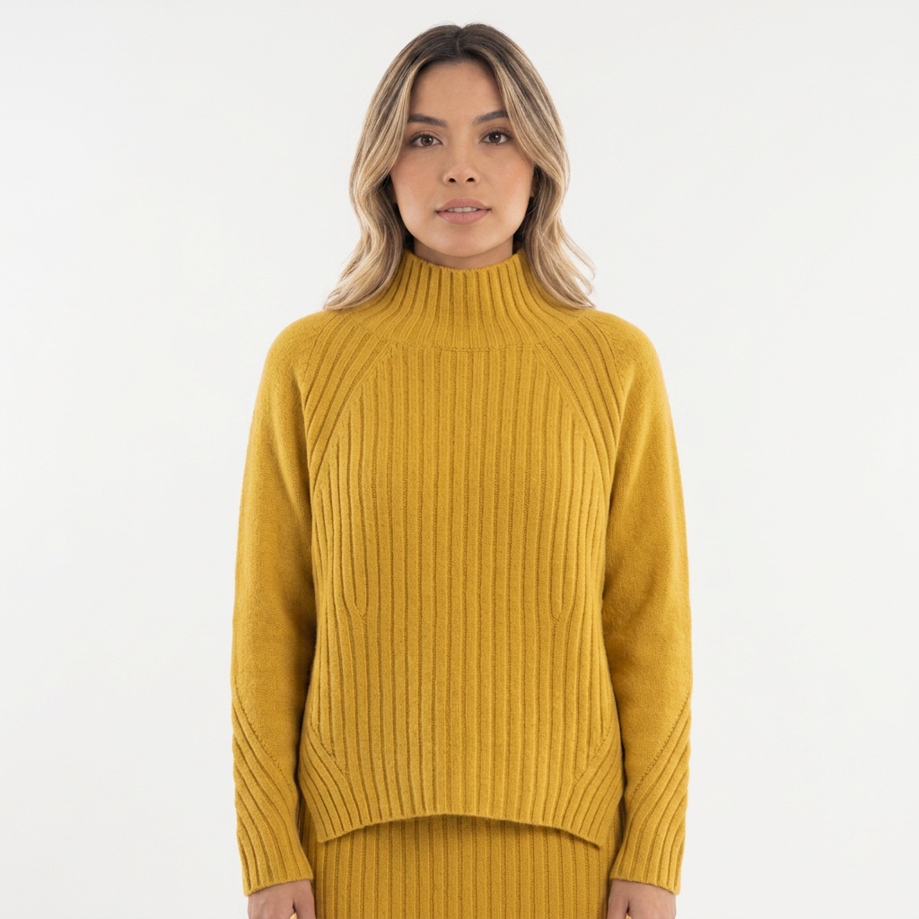 Jersey Cuello Alto Lana Merina