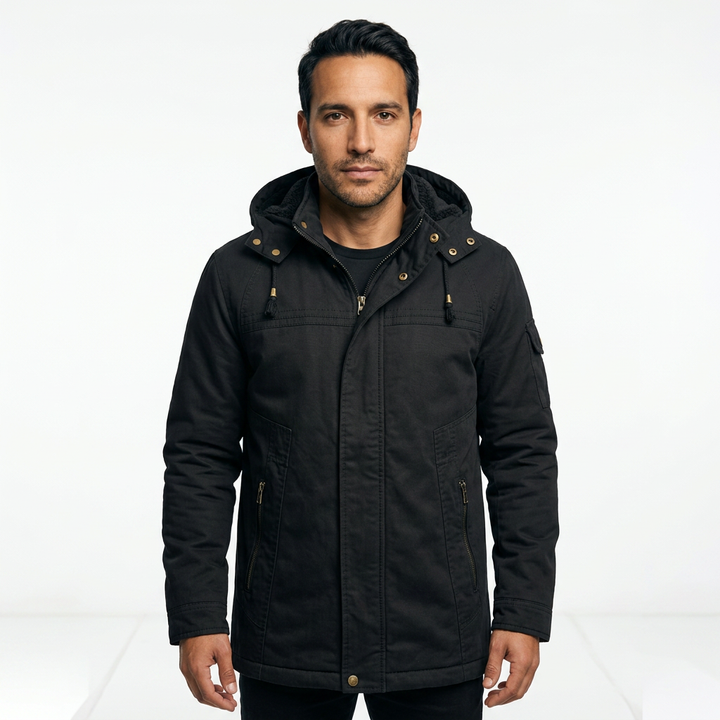 Chaqueta Capucha Forro Polar
