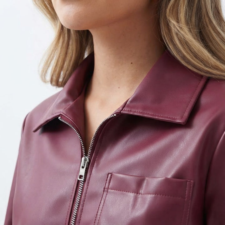 Chaqueta Motera Solapa