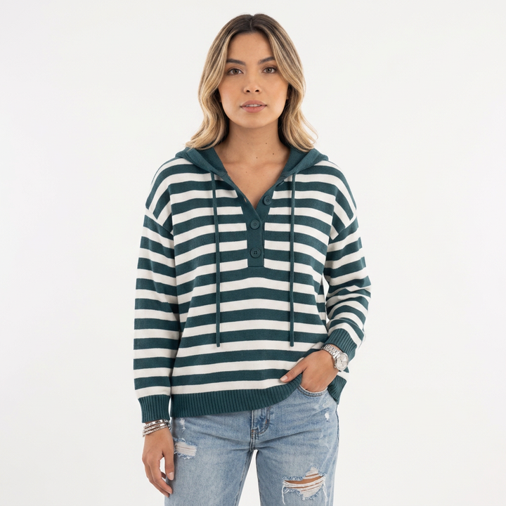 Jersey Capucha Rayas