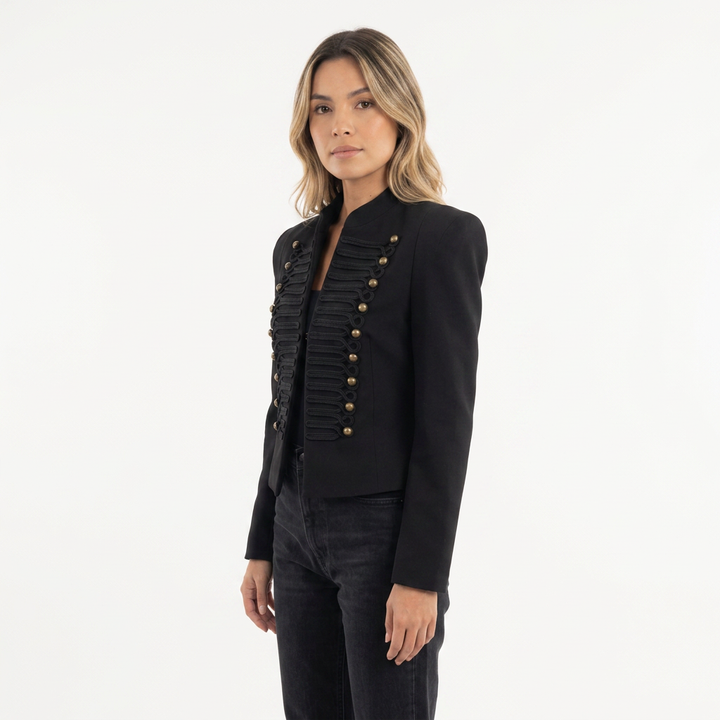 Blazer Corto Militar Tachuelas