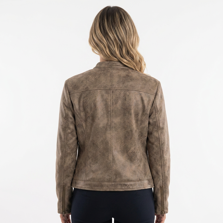 Chaqueta Biker Ante Mujer