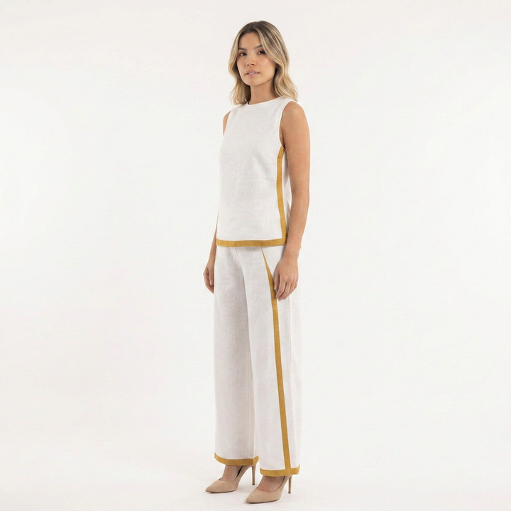Conjunto Top Pantalón Ancho