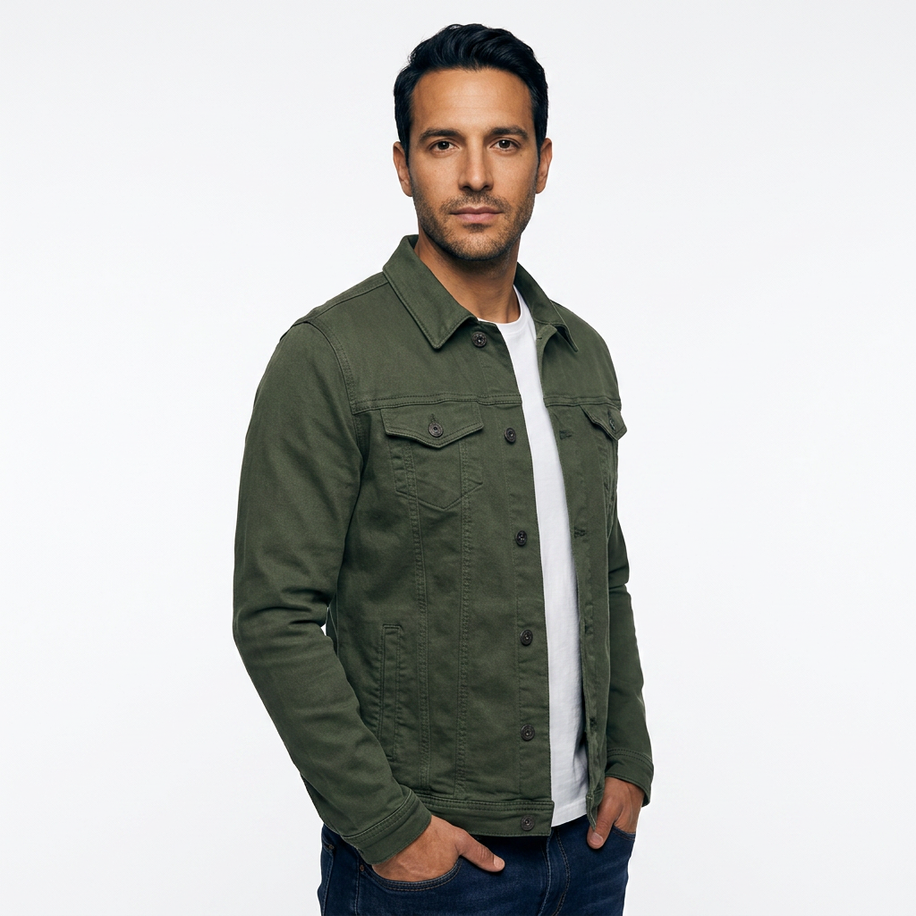Chaqueta Vaquera Casual Hombre