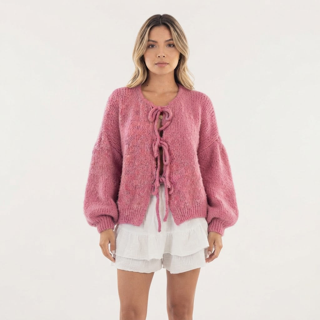 Cárdigan Punto Lazo Boho