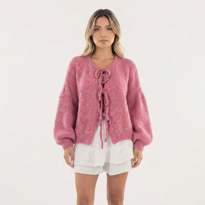 Cárdigan Punto Lazo Boho
