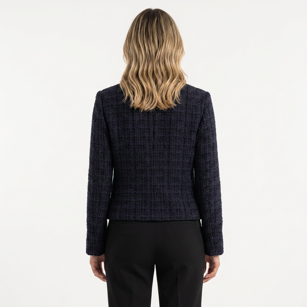 Blazer Casual Puños Botones