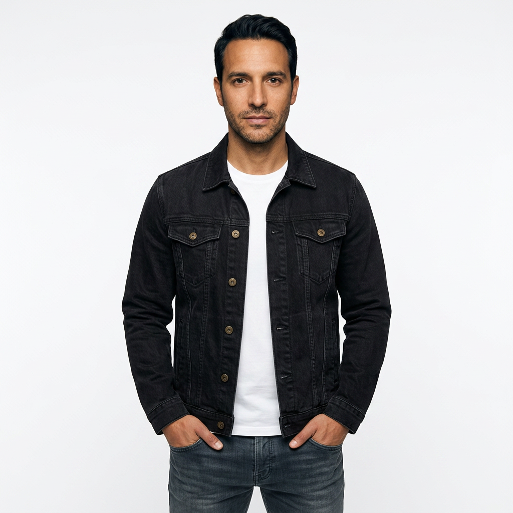 Chaqueta Vaquera Casual Hombre