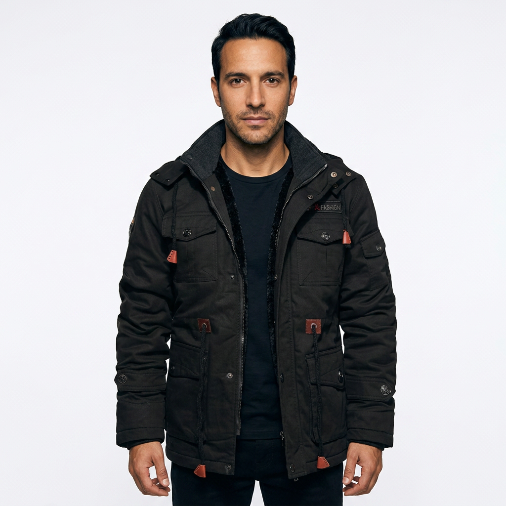 Chaqueta Forro Múltiples Bolsillos