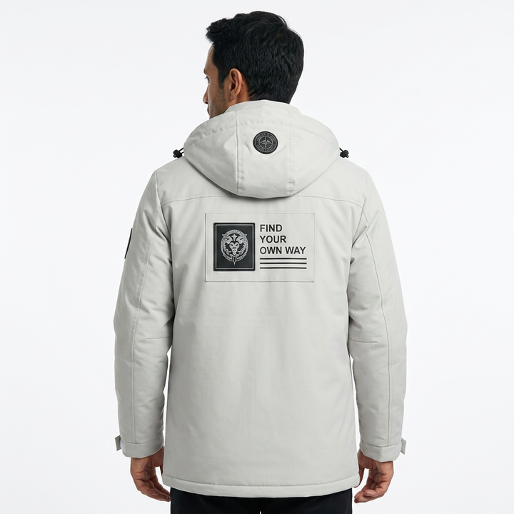 Chaqueta Impermeable Capucha Hombre