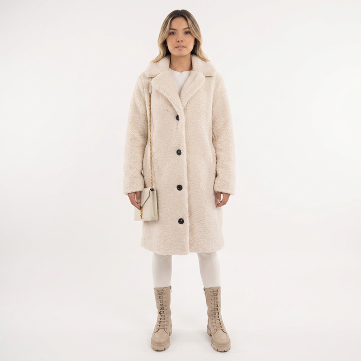 Abrigo Largo Elegante Invierno