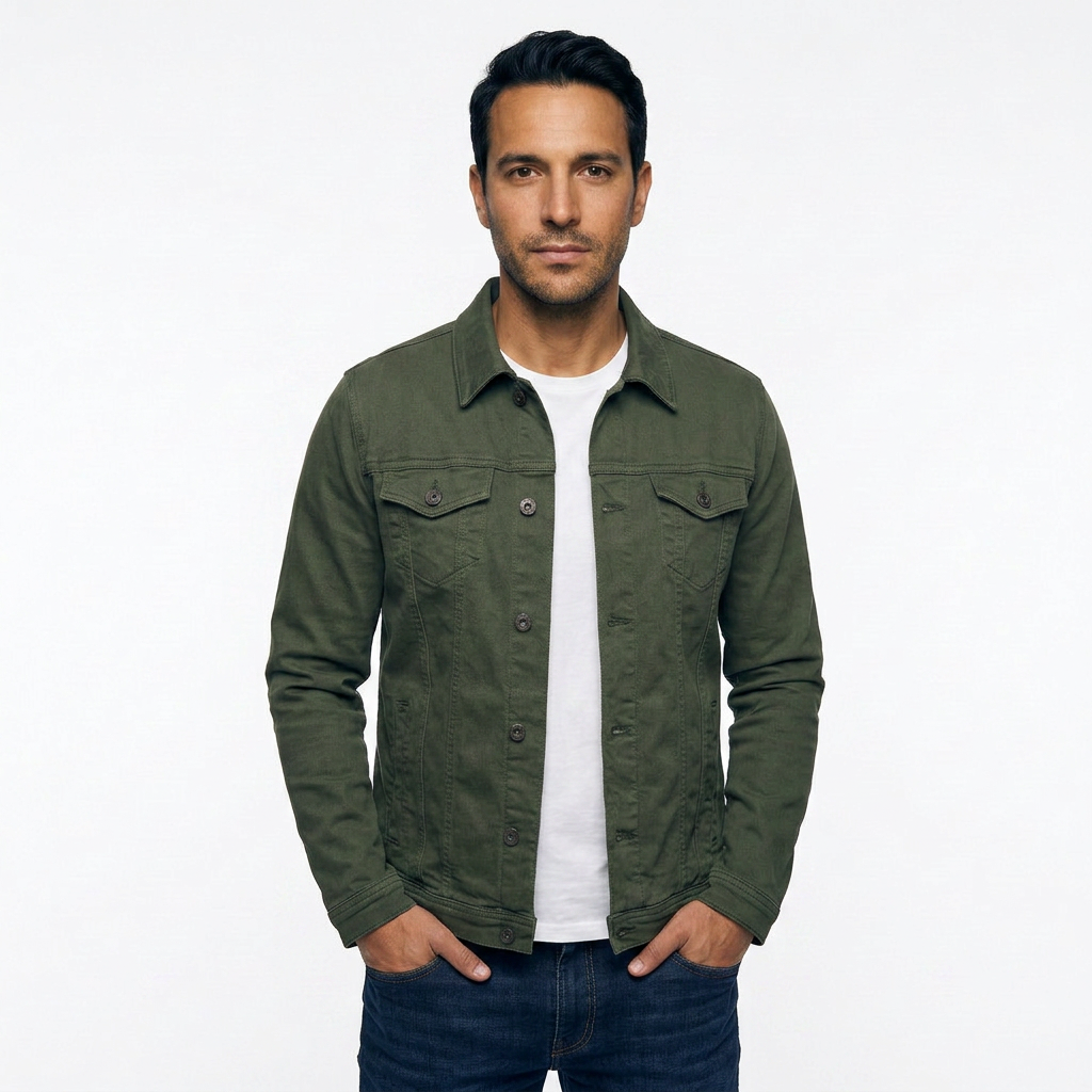 Chaqueta Vaquera Casual Hombre