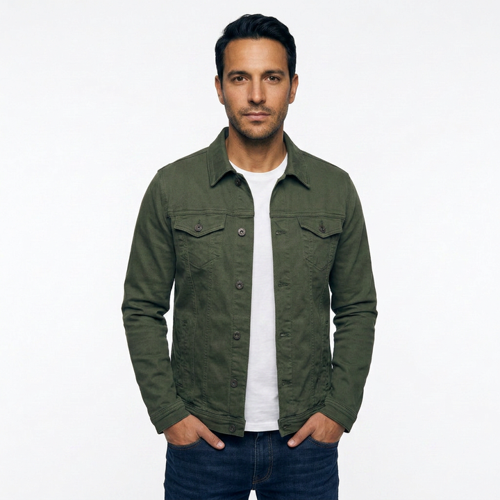 Chaqueta Vaquera Casual Hombre
