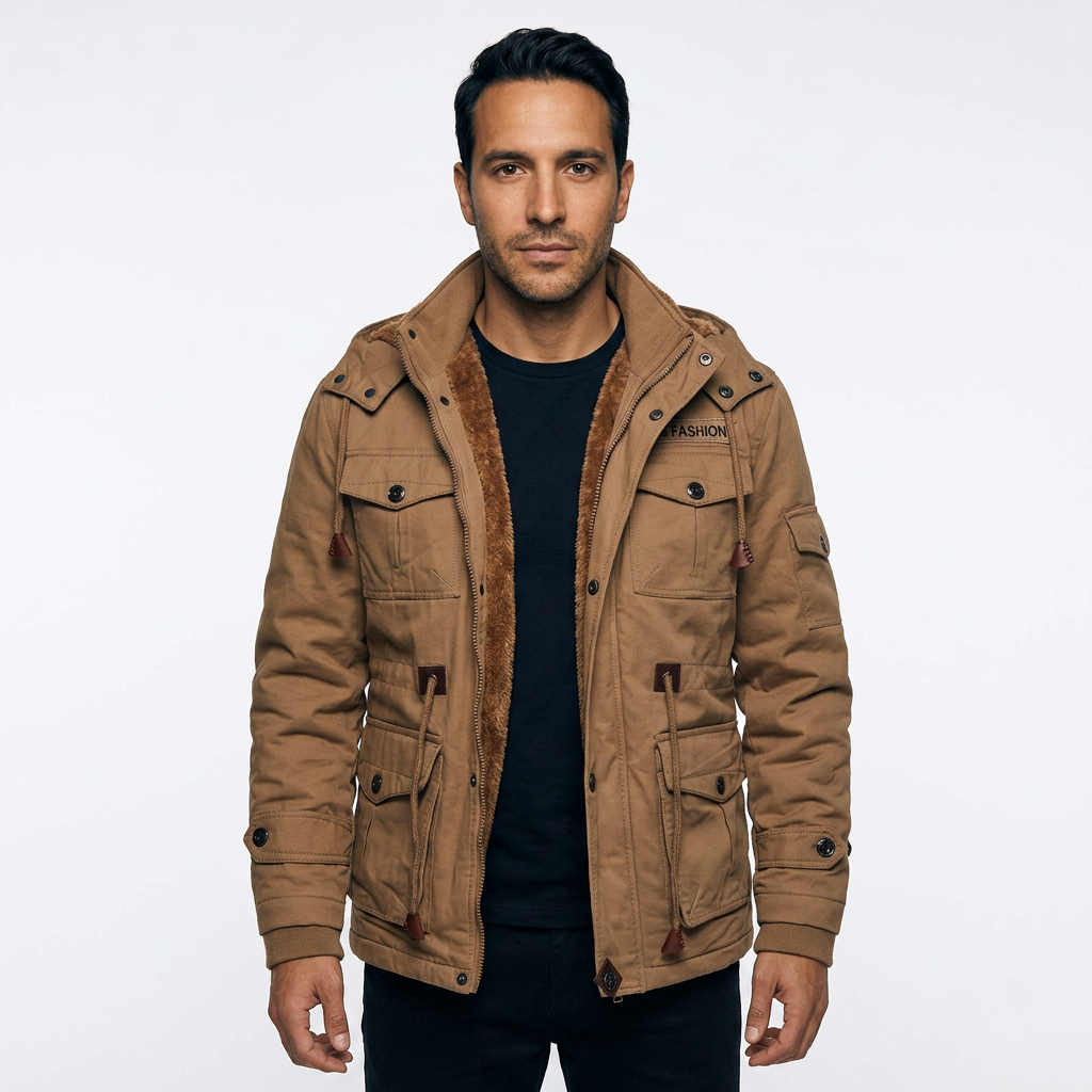Chaqueta Forro Múltiples Bolsillos