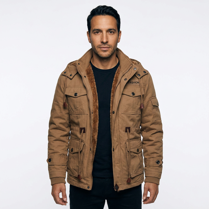 Chaqueta Forro Múltiples Bolsillos