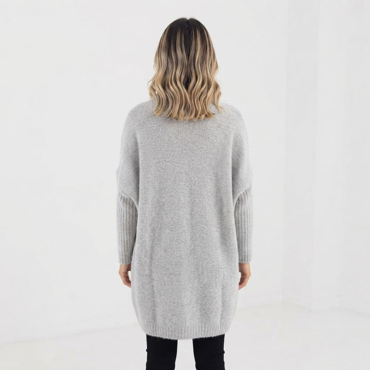 Cárdigan Boxy Oversize Capucha