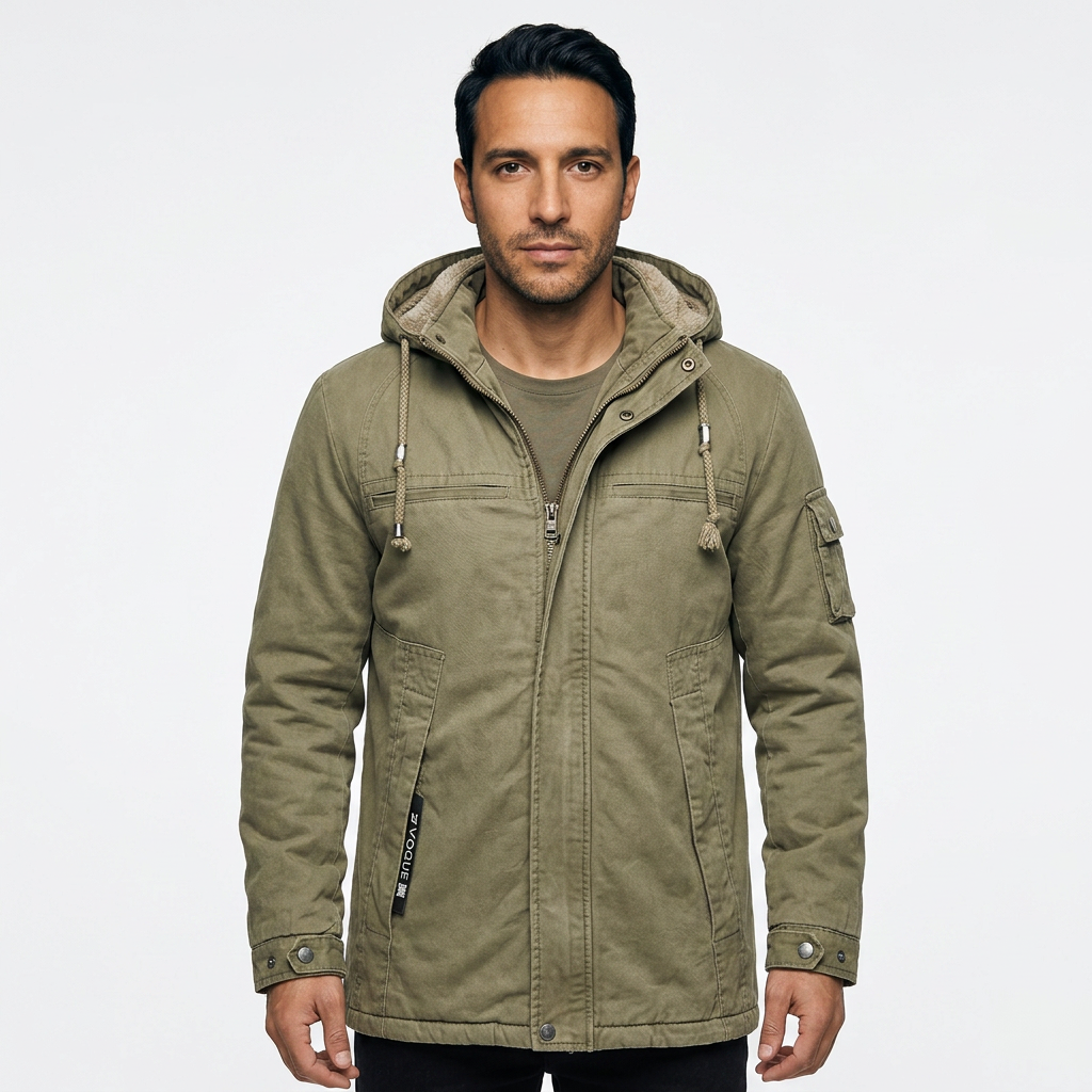 Chaqueta Capucha Forro Polar