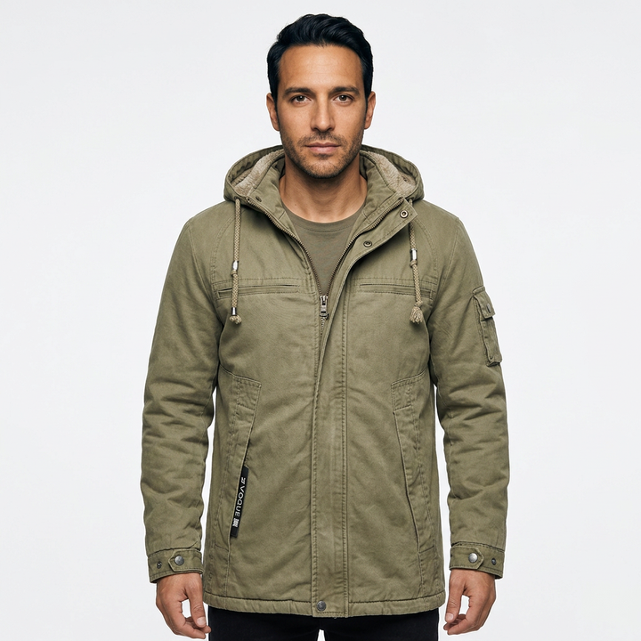 Chaqueta Capucha Forro Polar