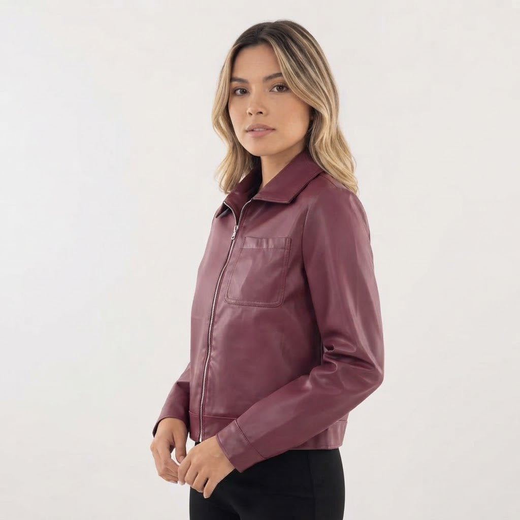 Chaqueta Motera Solapa
