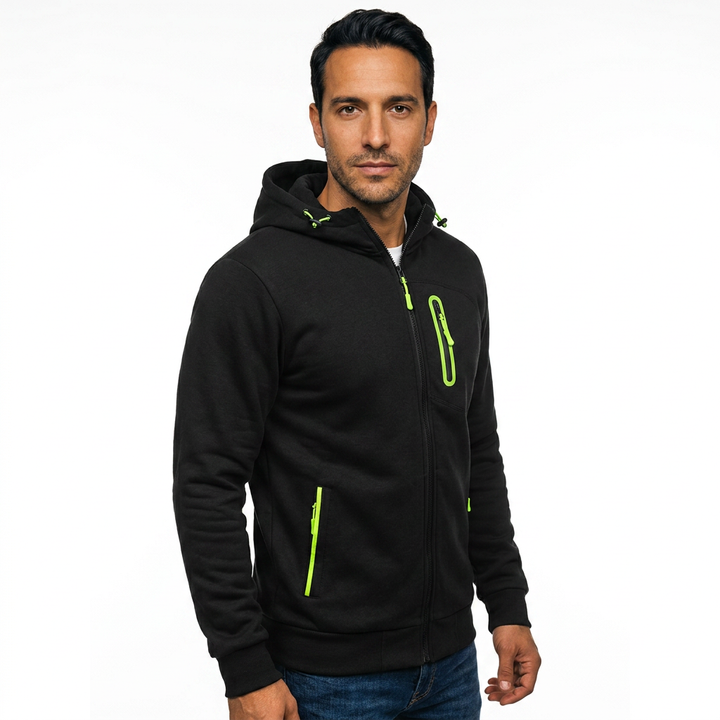 Sudadera Lana Cremallera Hombre