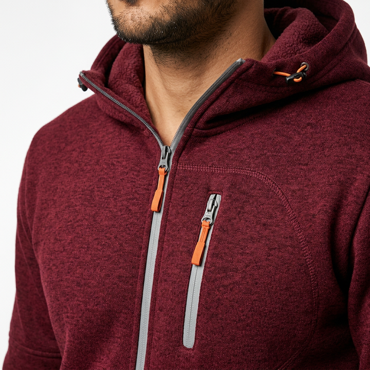 Sudadera Lana Cremallera Hombre
