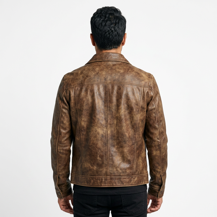 Chaqueta Piel Genuina Vintage