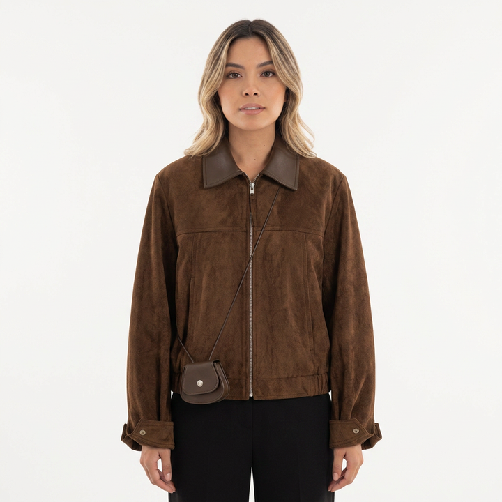 Chaqueta Corta Retro Mujer