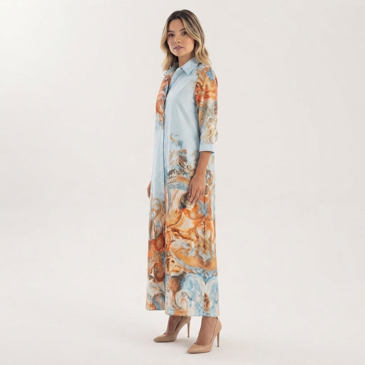 Vestido Largo Paisley