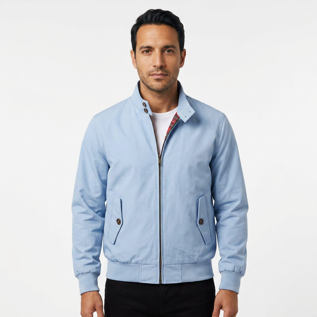 Chaqueta Bomber Forro Cuadros