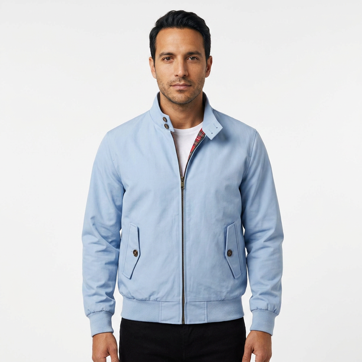 Chaqueta Bomber Forro Cuadros