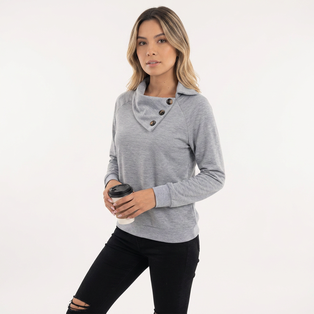 Sudadera Manga Larga Cuello