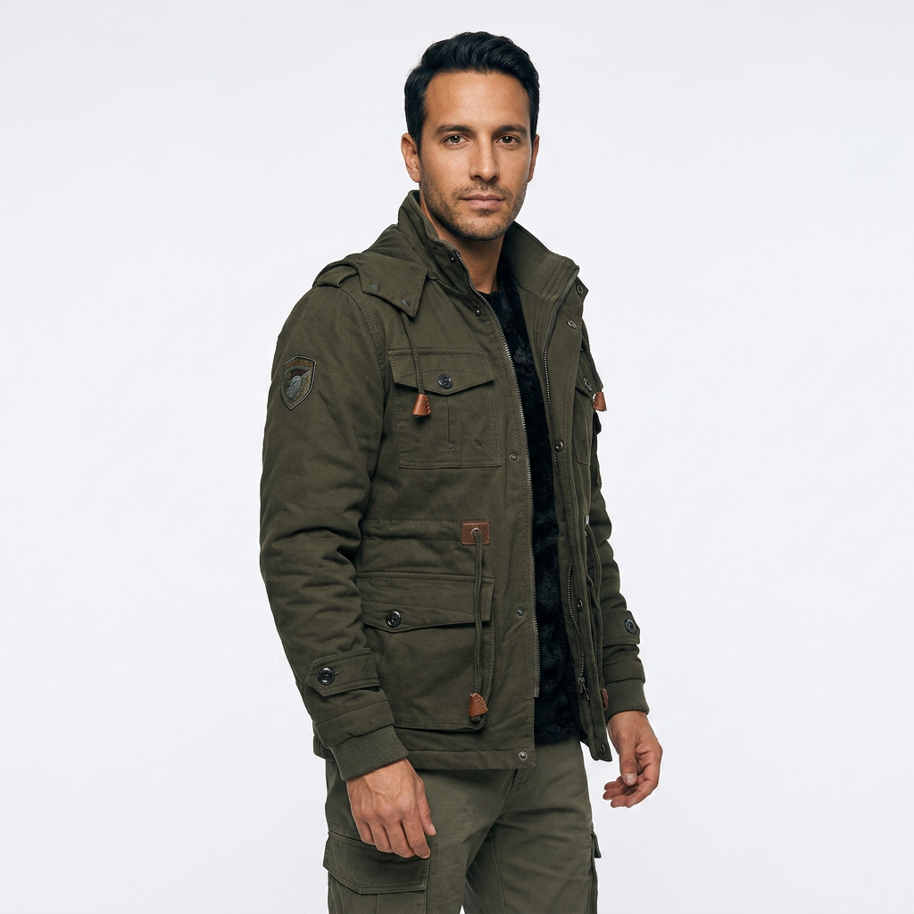 Chaqueta Forro Múltiples Bolsillos